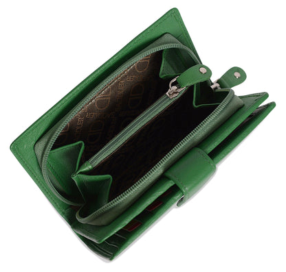 Holly RFID Leather Wallet - Bascora