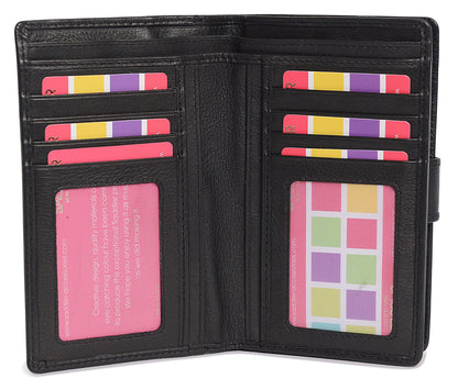 Holly RFID Leather Wallet - Bascora