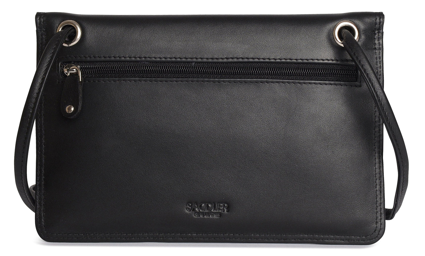 Isabelle RFID Leather Slimline Crossbody Bag - Bascora