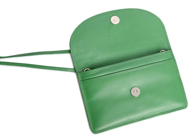 Isabelle RFID Leather Slimline Crossbody Bag - Bascora