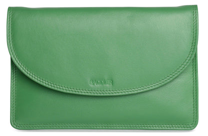Isabelle RFID Leather Slimline Crossbody Bag - Bascora
