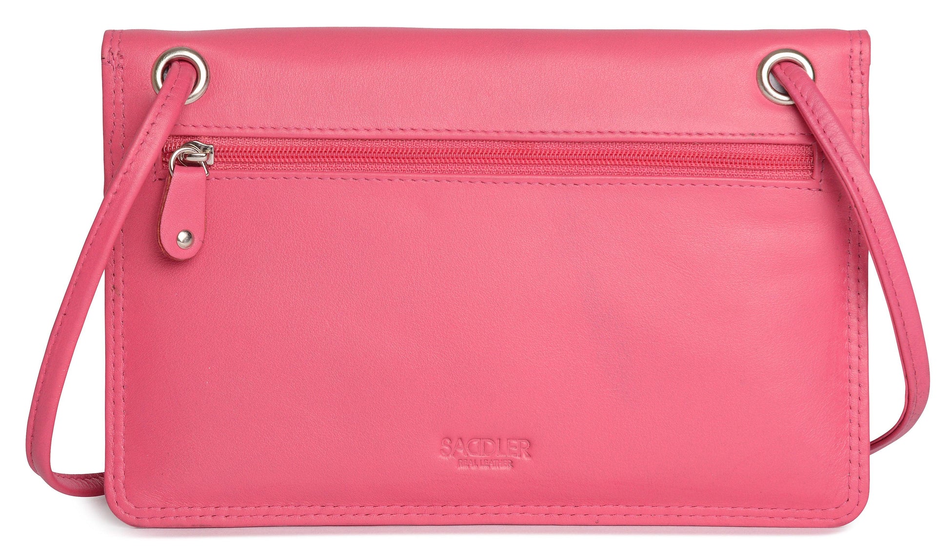 Isabelle RFID Leather Slimline Crossbody Bag - Bascora