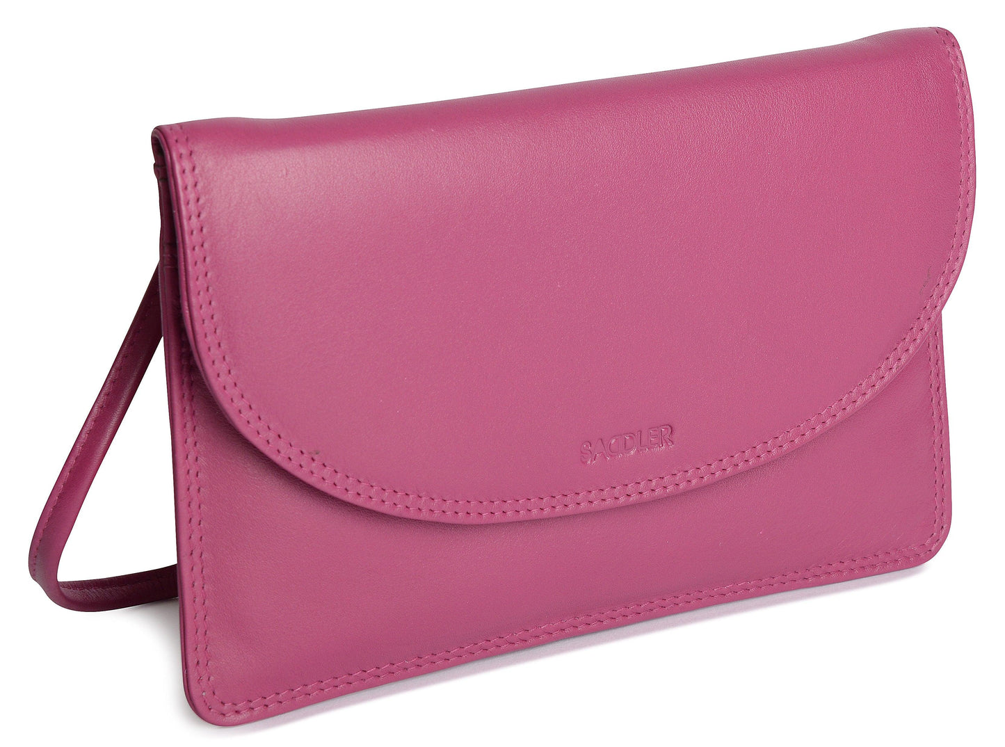 Isabelle RFID Leather Slimline Crossbody Bag - Bascora