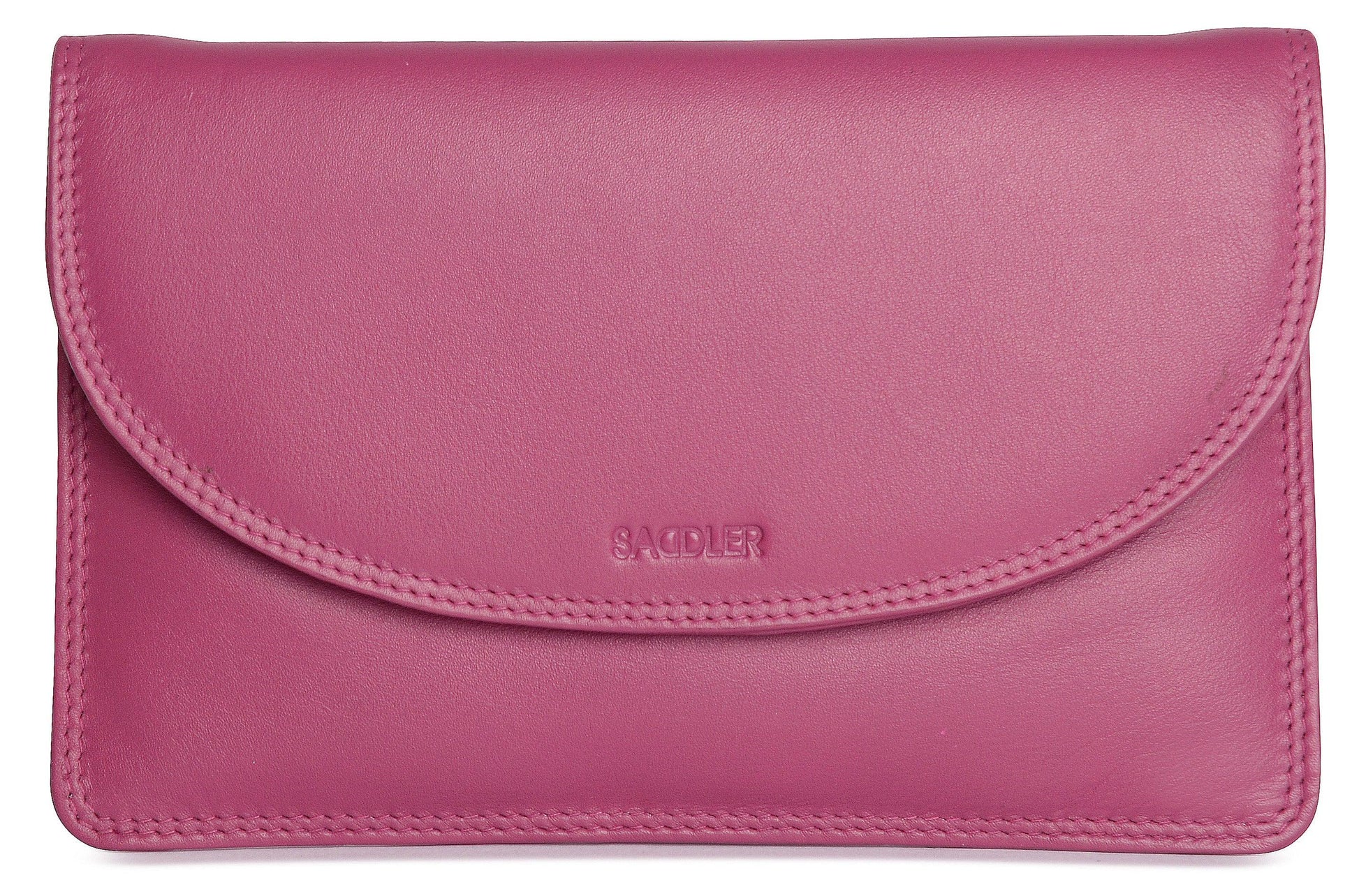 Isabelle RFID Leather Slimline Crossbody Bag - Bascora