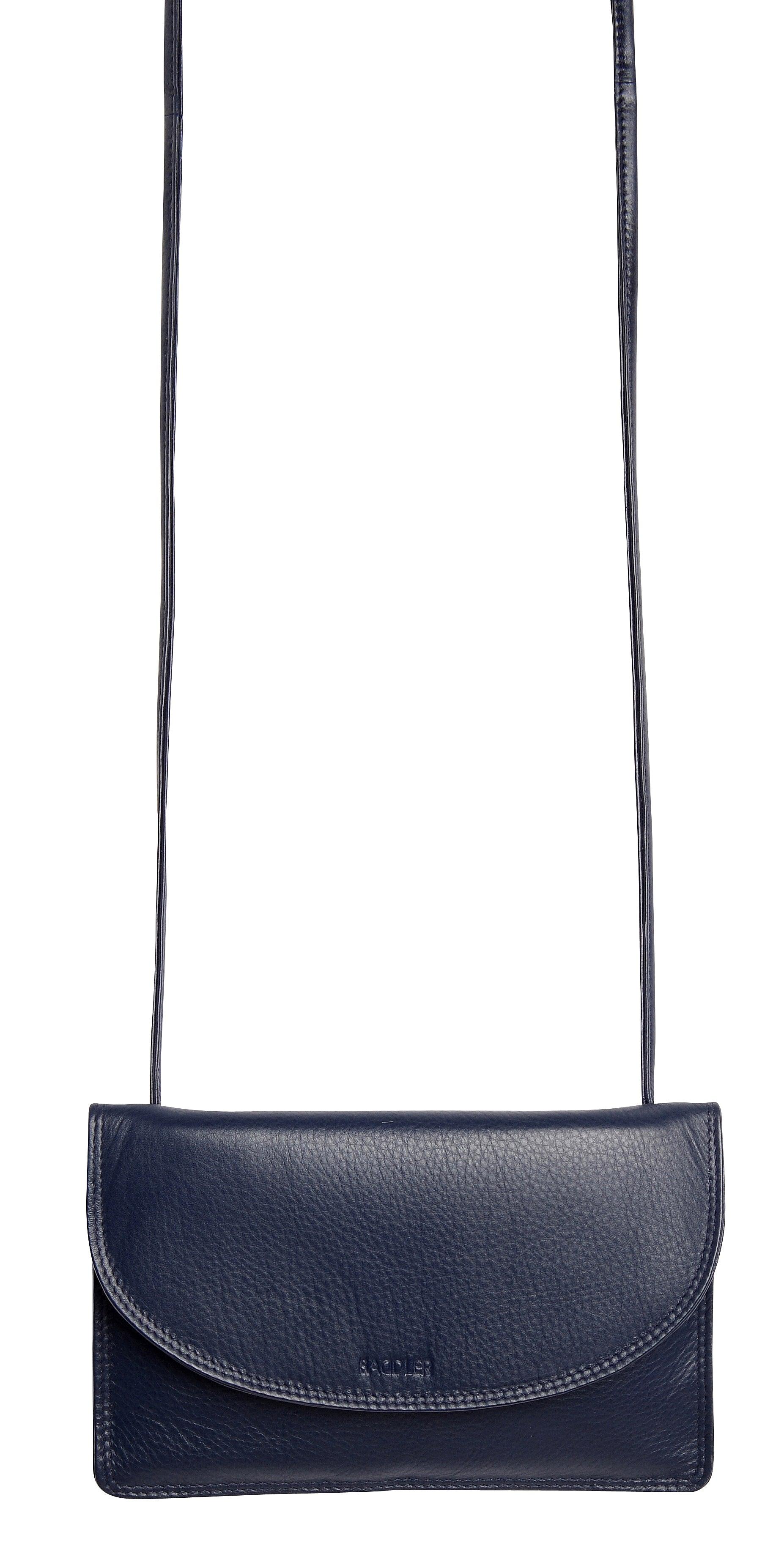 Isabelle RFID Leather Slimline Crossbody Bag - Bascora