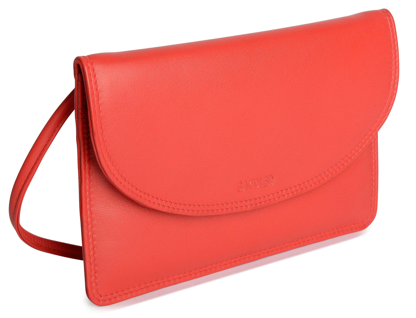 Isabelle RFID Leather Slimline Crossbody Bag - Bascora