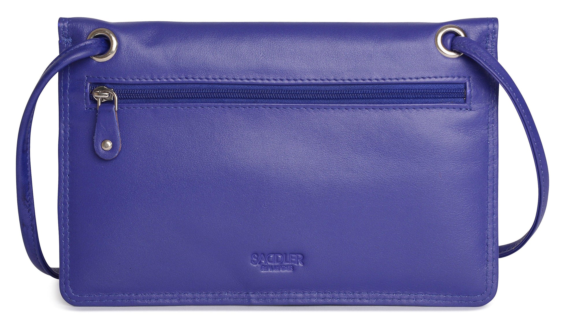 Isabelle RFID Leather Slimline Crossbody Bag - Bascora
