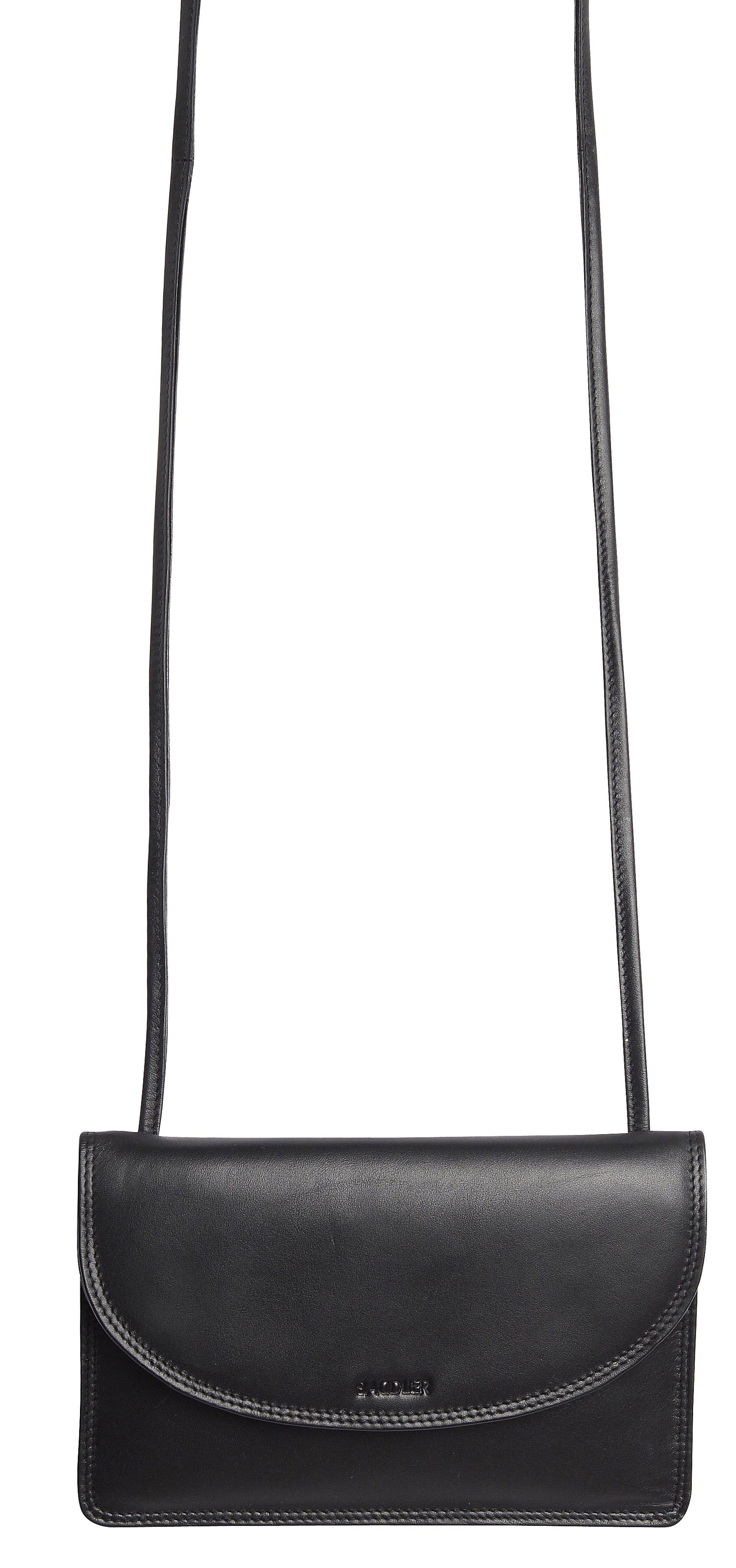 Isabelle RFID Leather Slimline Crossbody Bag - Bascora