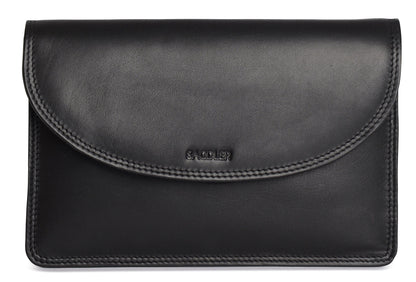 Isabelle RFID Leather Slimline Crossbody Bag - Bascora
