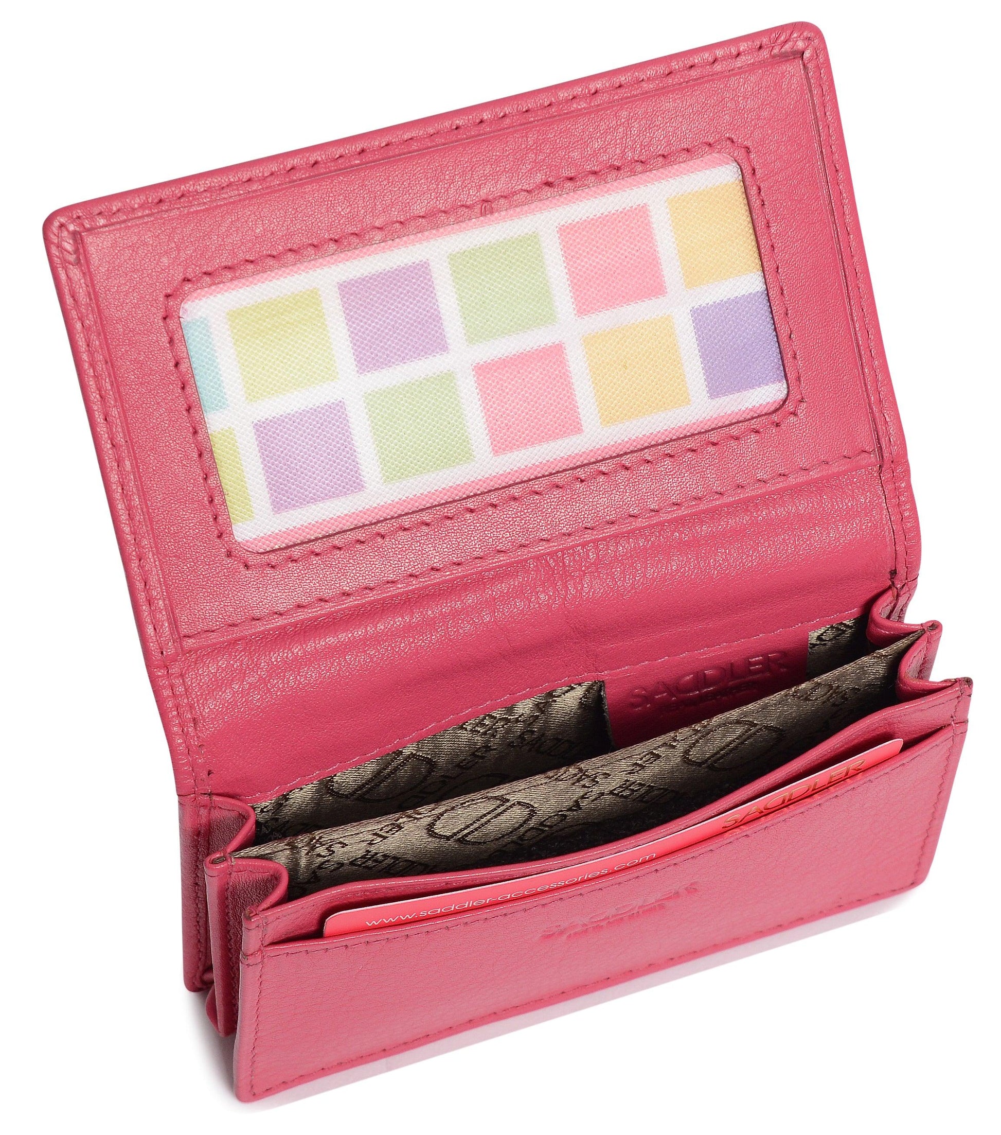 Jessica RFID Leather Card Holder - Bascora