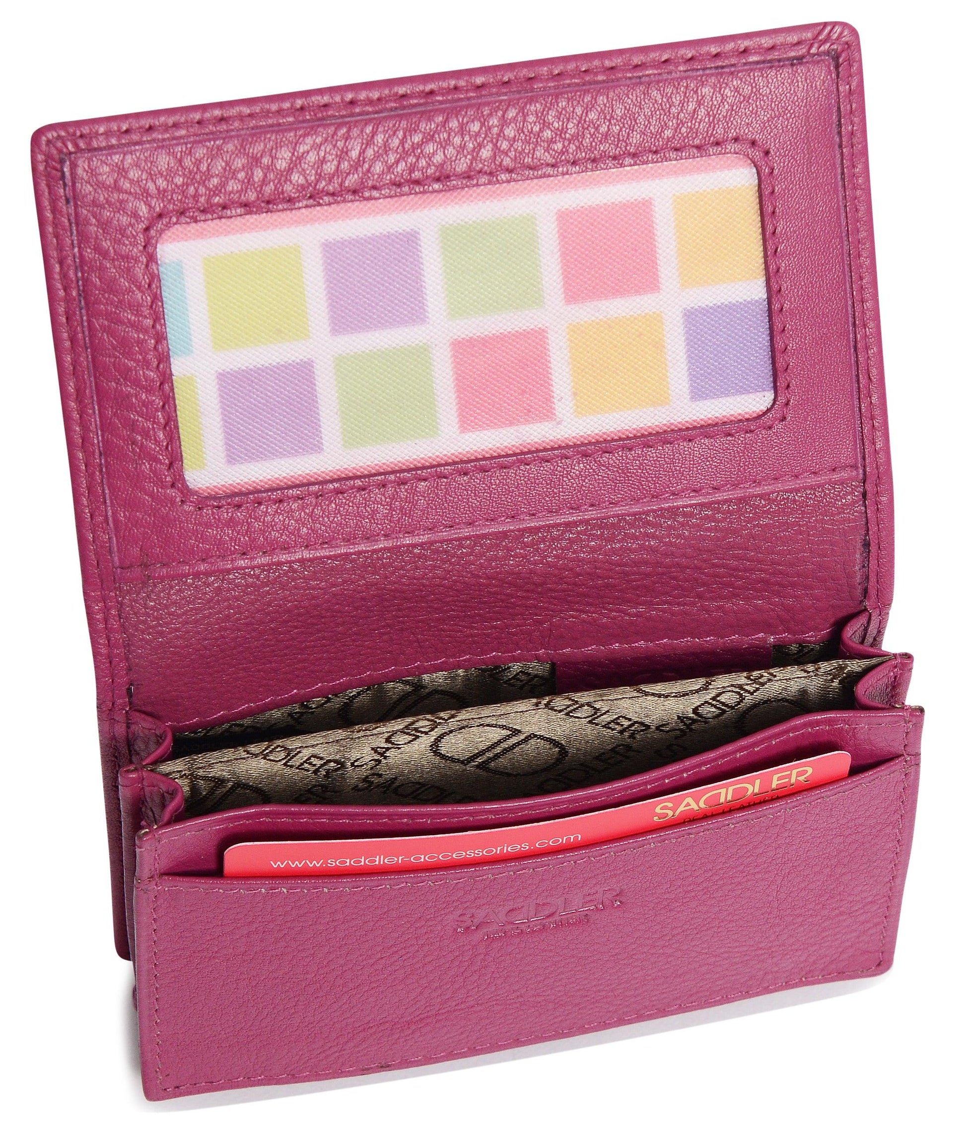 Jessica RFID Leather Card Holder - Bascora