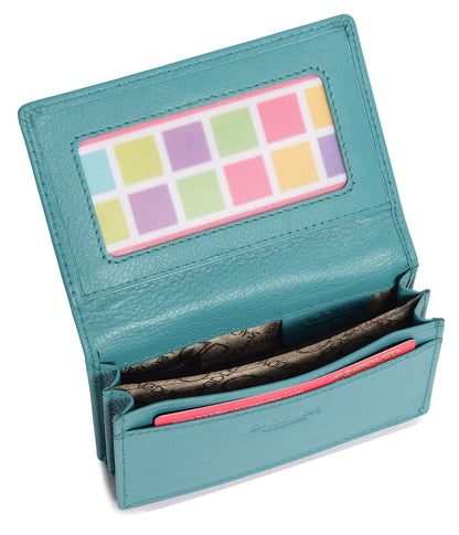 Jessica RFID Leather Card Holder - Bascora