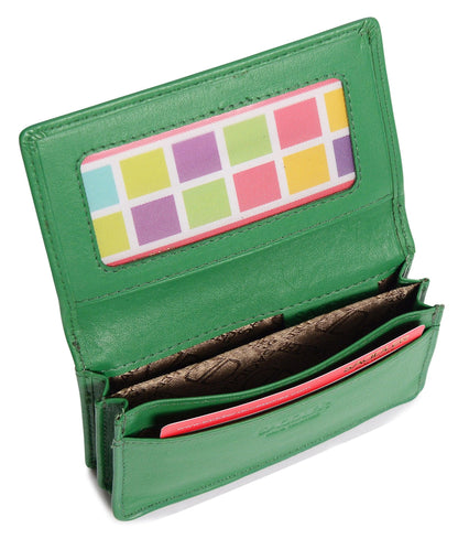 Jessica RFID Leather Card Holder - Bascora