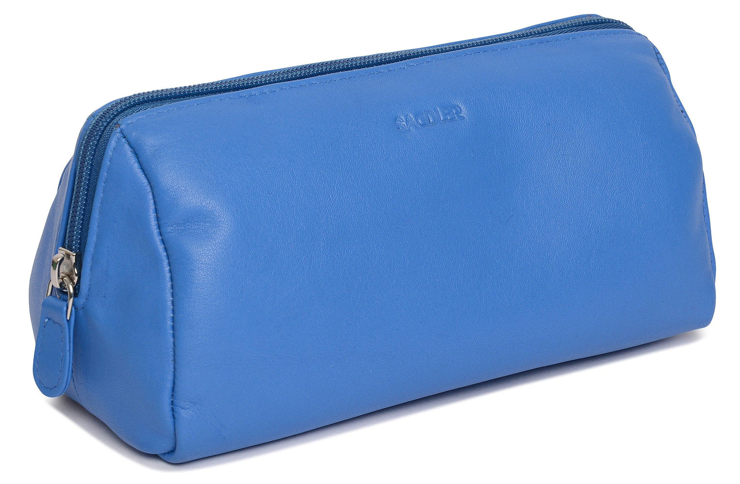 Megan RFID Leather Cosmetic Bag - Bascora