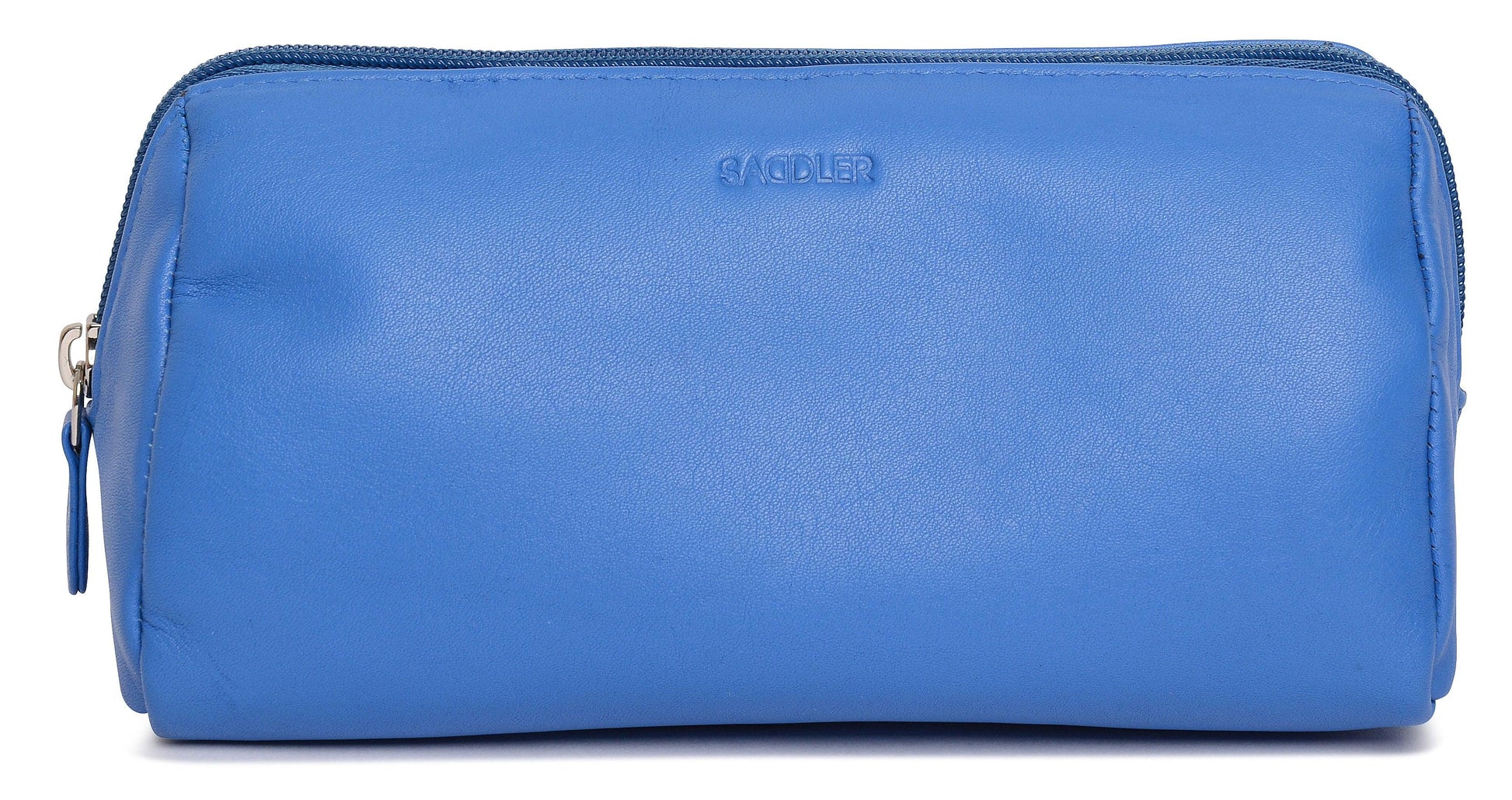 Megan RFID Leather Cosmetic Bag - Bascora
