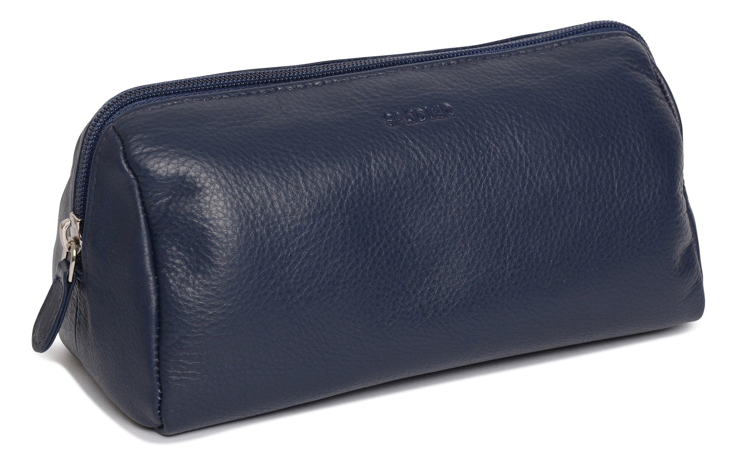 Megan RFID Leather Cosmetic Bag - Bascora