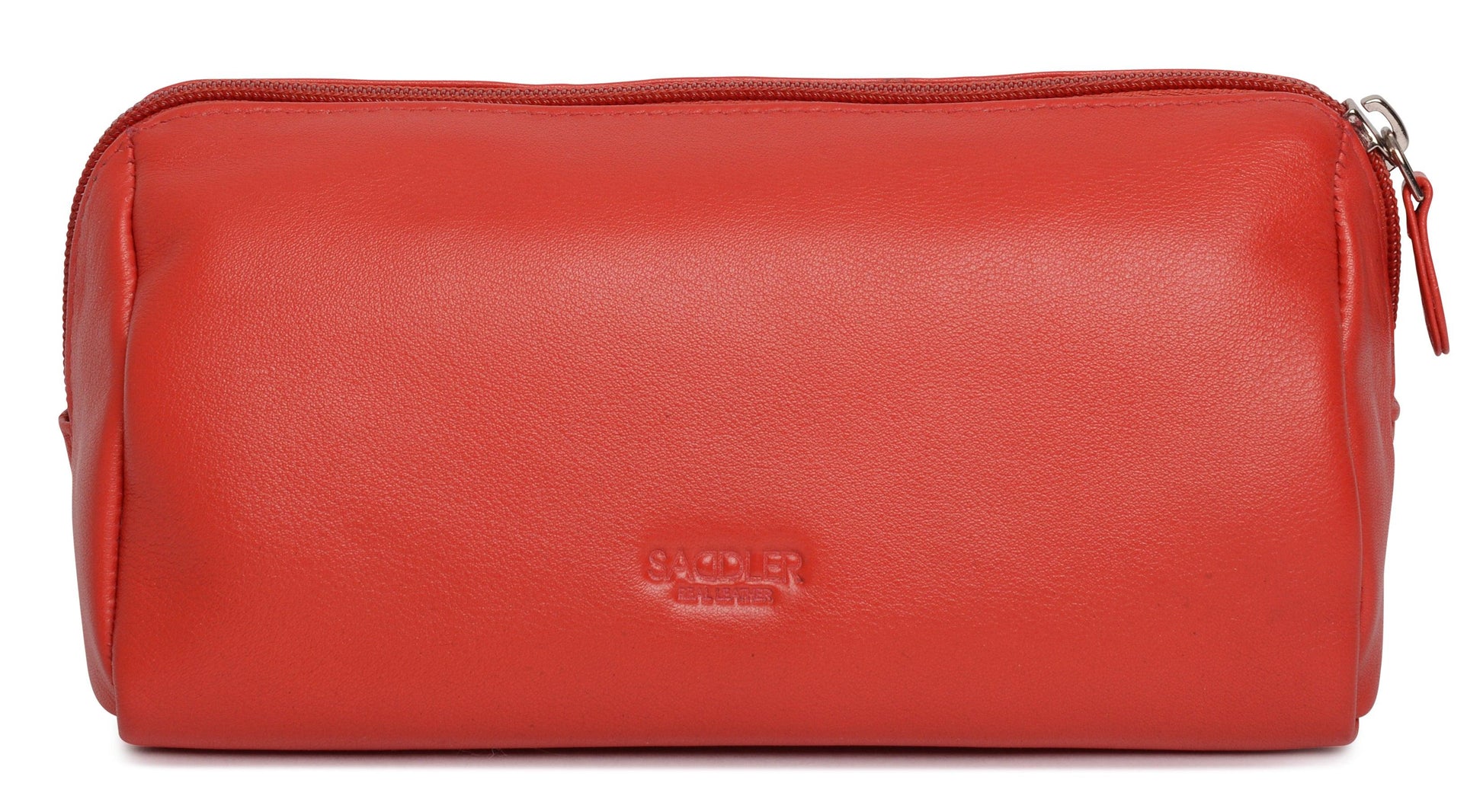 Megan RFID Leather Cosmetic Bag - Bascora