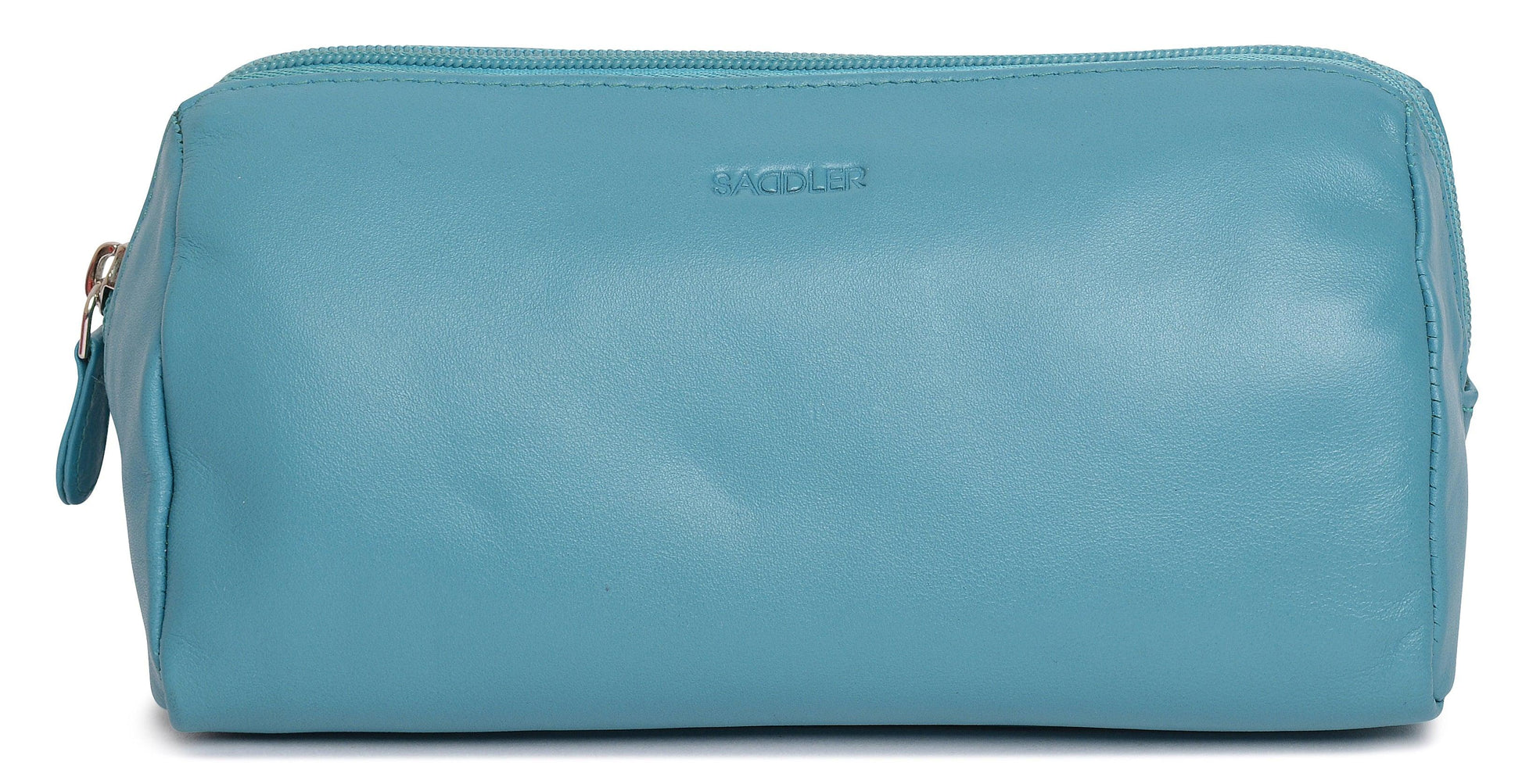 Megan RFID Leather Cosmetic Bag - Bascora