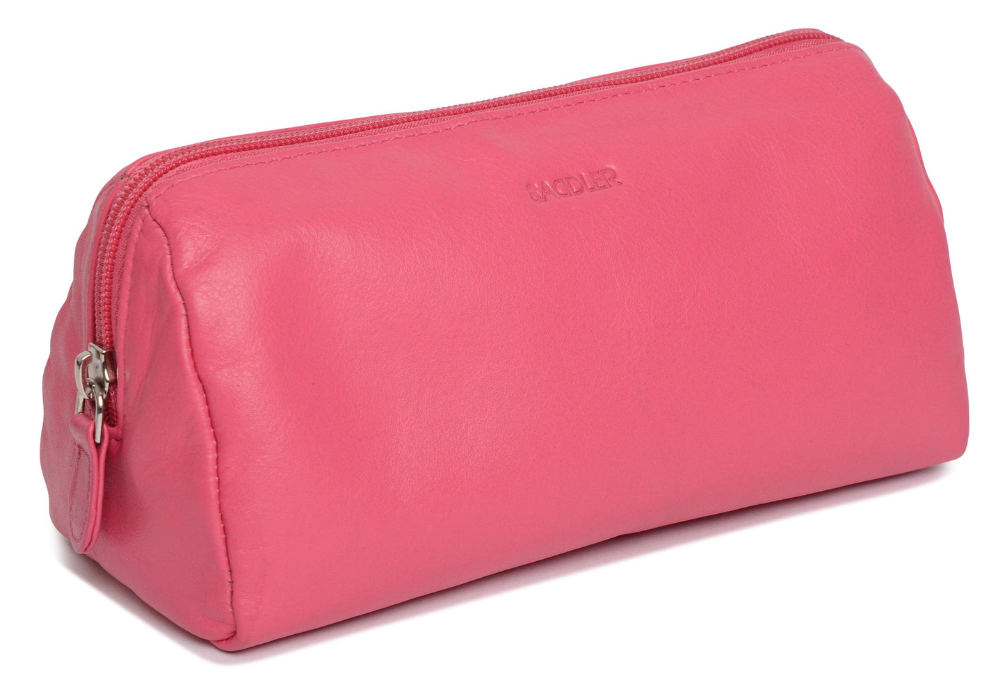Megan RFID Leather Cosmetic Bag - Bascora