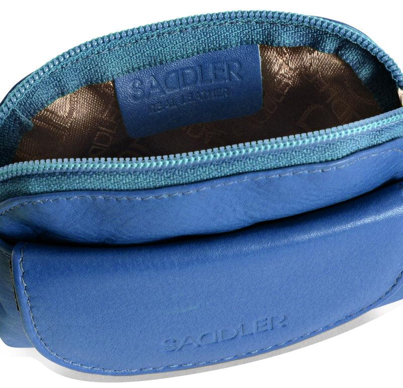 Molly RFID Leather Coin Purse - Bascora
