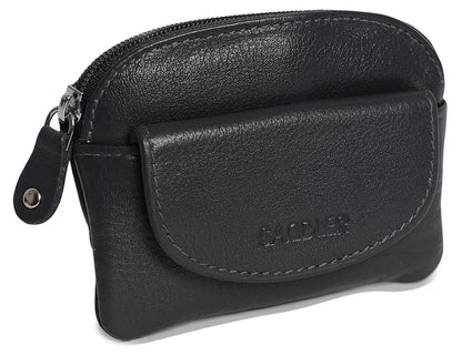 Molly RFID Leather Coin Purse - Bascora
