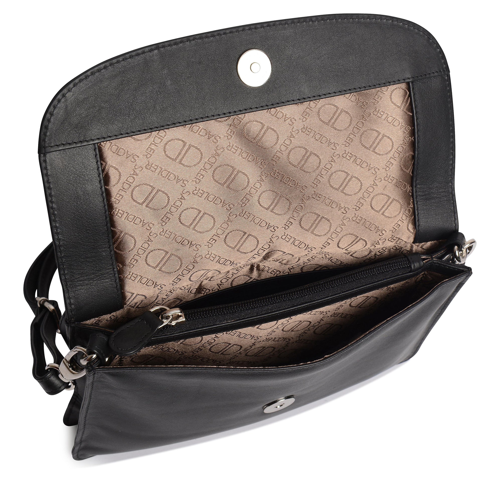 Olivia Leather Crossbody Bag - Bascora