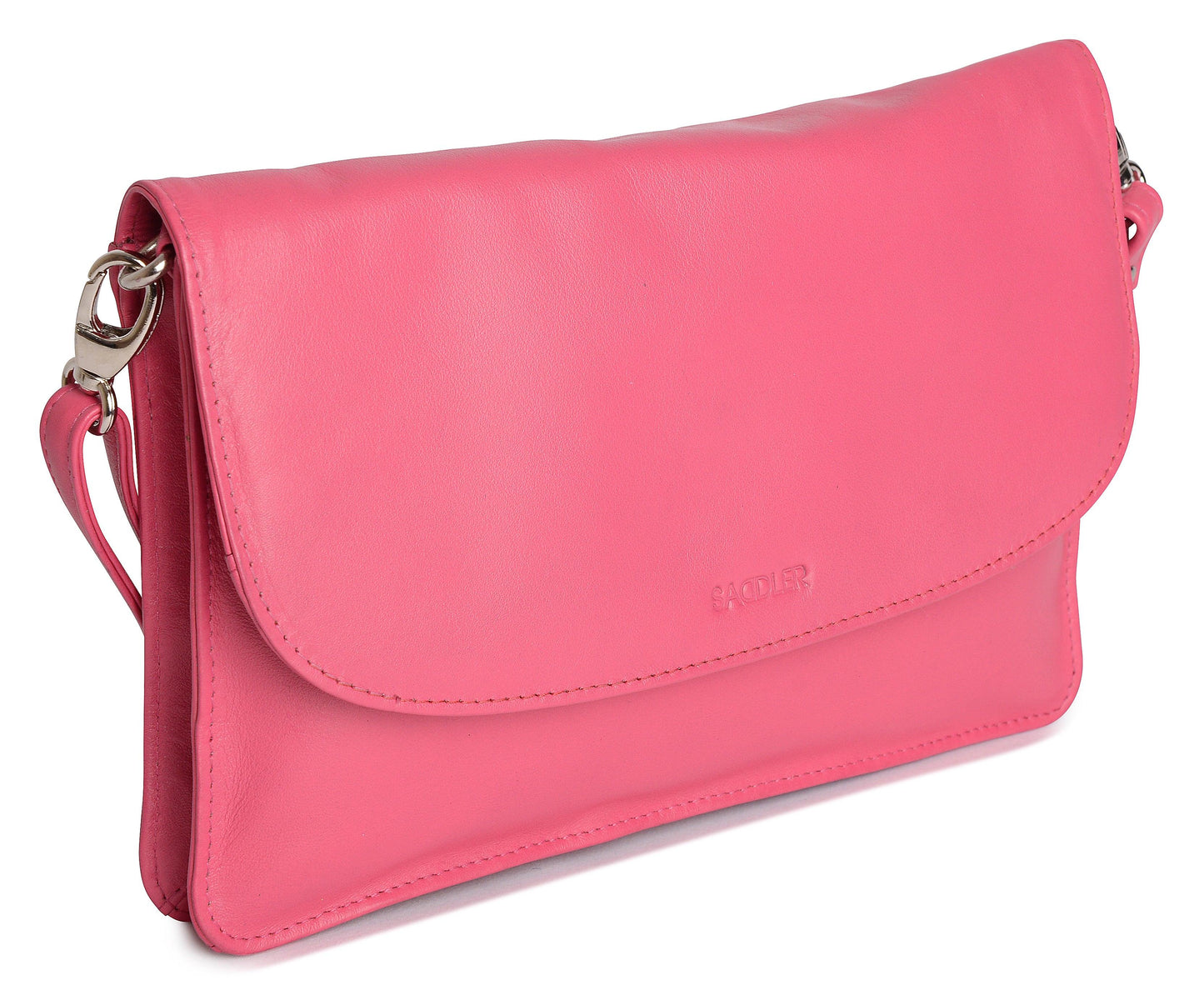 Olivia Leather Crossbody Bag - Bascora