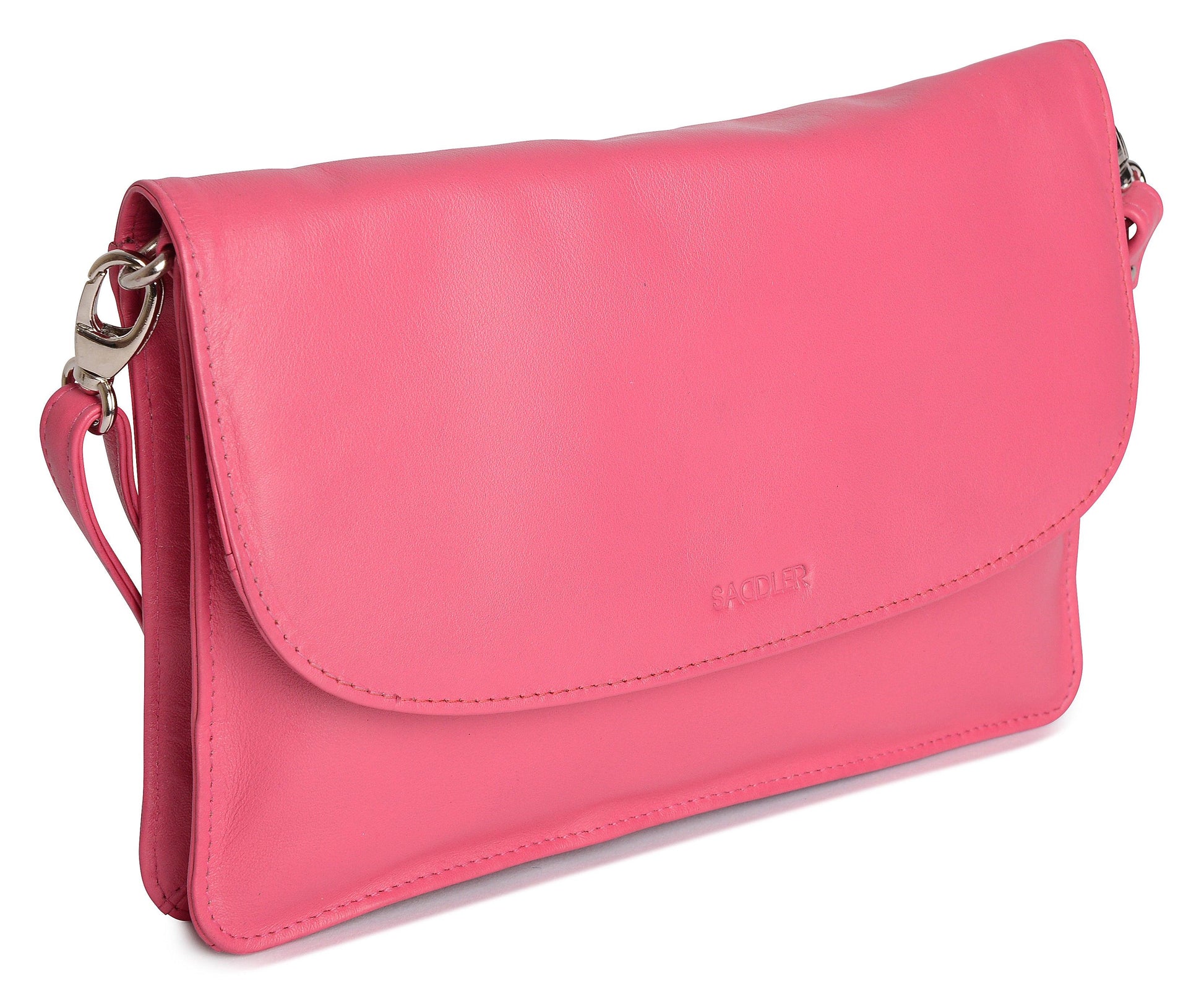 Olivia Leather Crossbody Bag - Bascora
