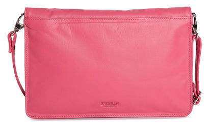 Olivia Leather Crossbody Bag - Bascora