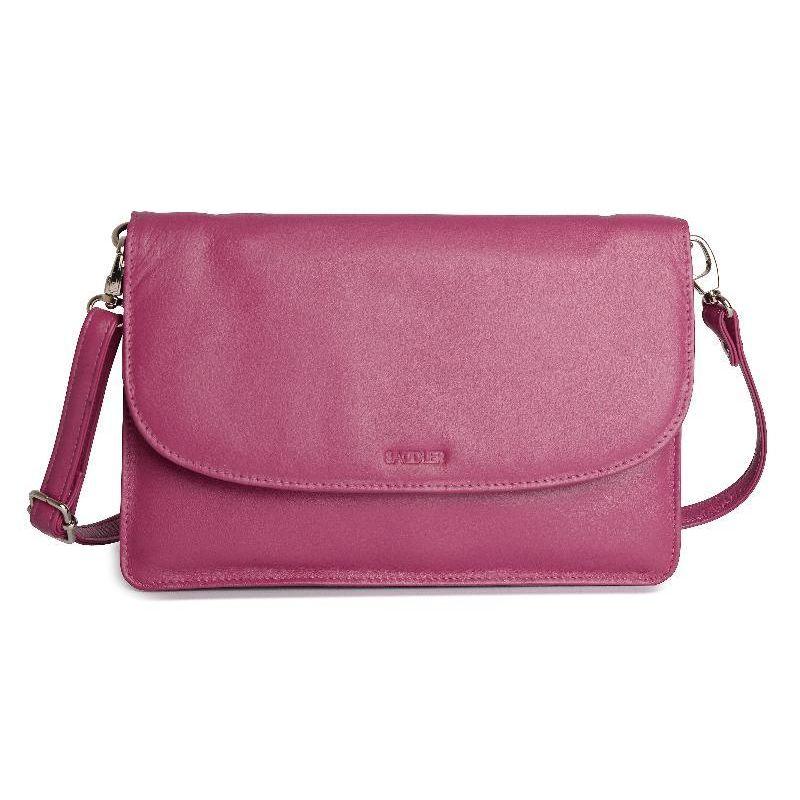 Olivia Leather Crossbody Bag - Bascora