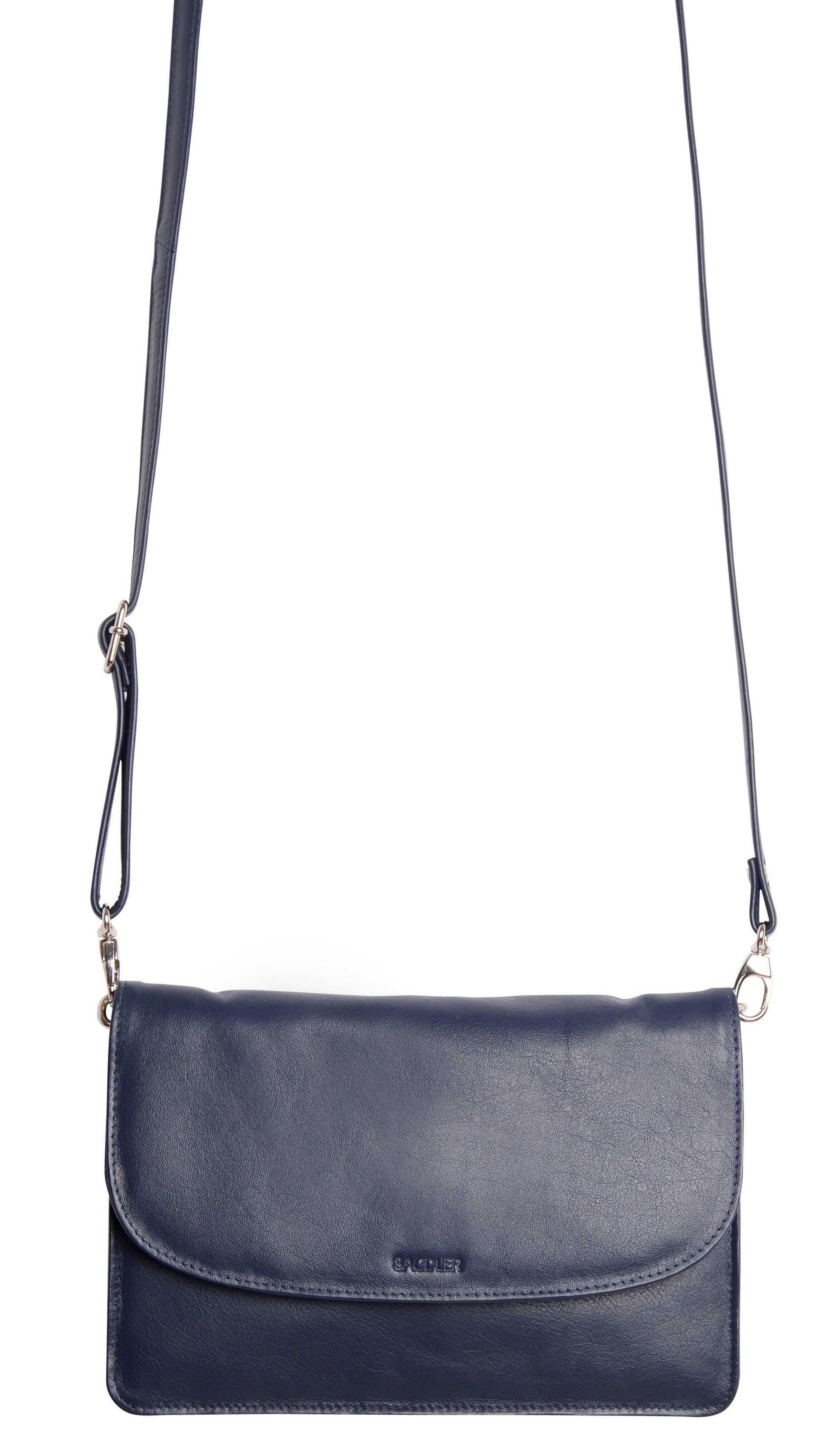 Olivia Leather Crossbody Bag - Bascora