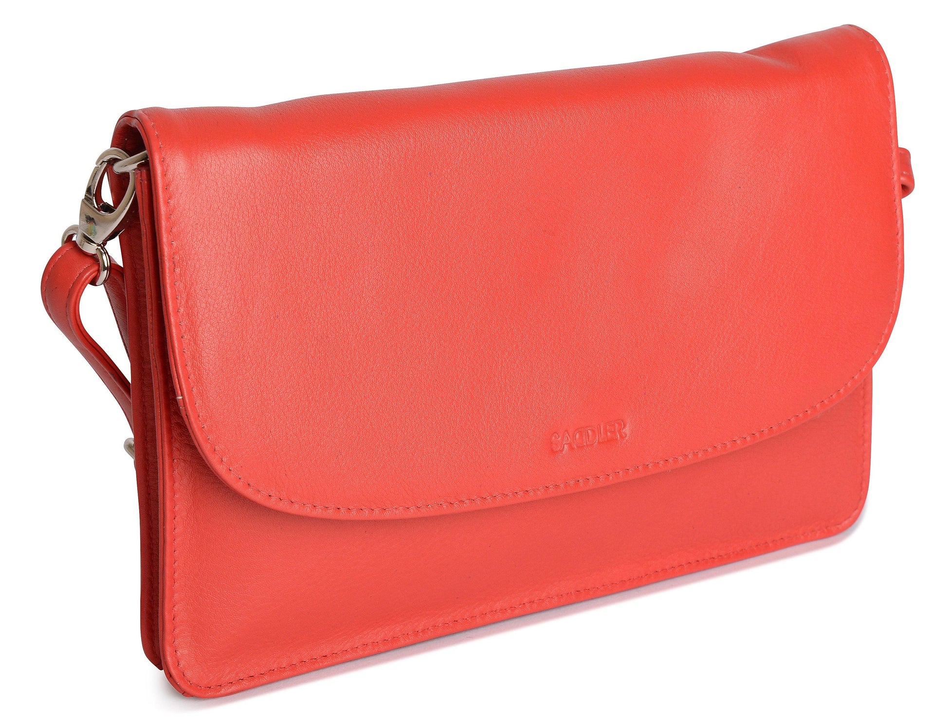 Olivia Leather Crossbody Bag - Bascora