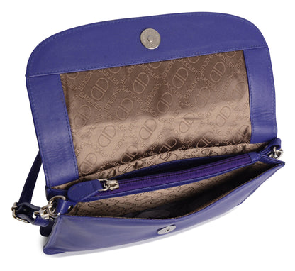 Olivia Leather Crossbody Bag - Bascora
