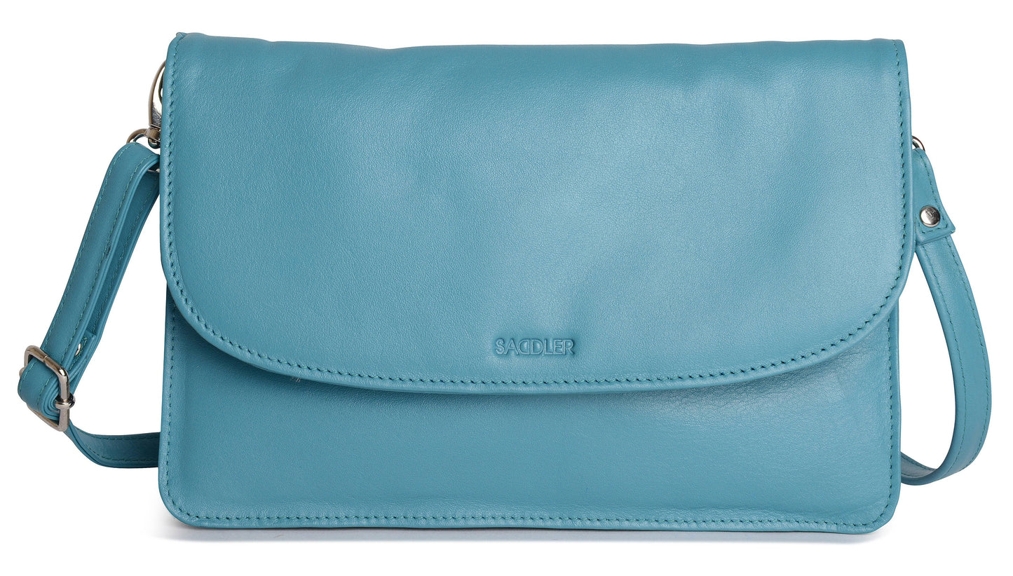 Olivia Leather Crossbody Bag - Bascora