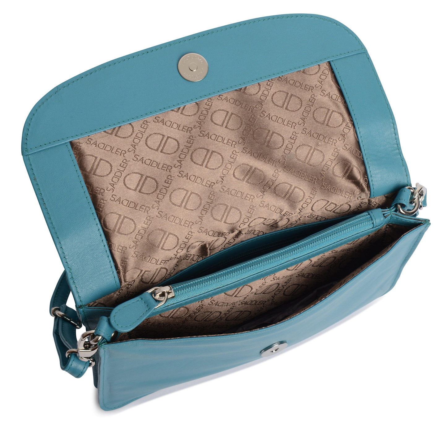 Olivia Leather Crossbody Bag - Bascora