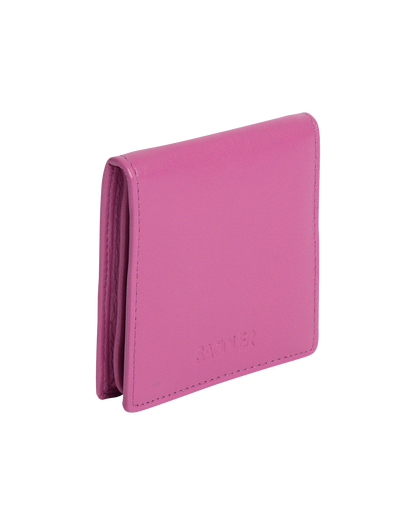 Poppy Leather Mini Tray Purse - Bascora