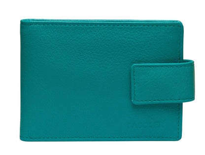 Robyn RFID Leather Card Wallet - Bascora