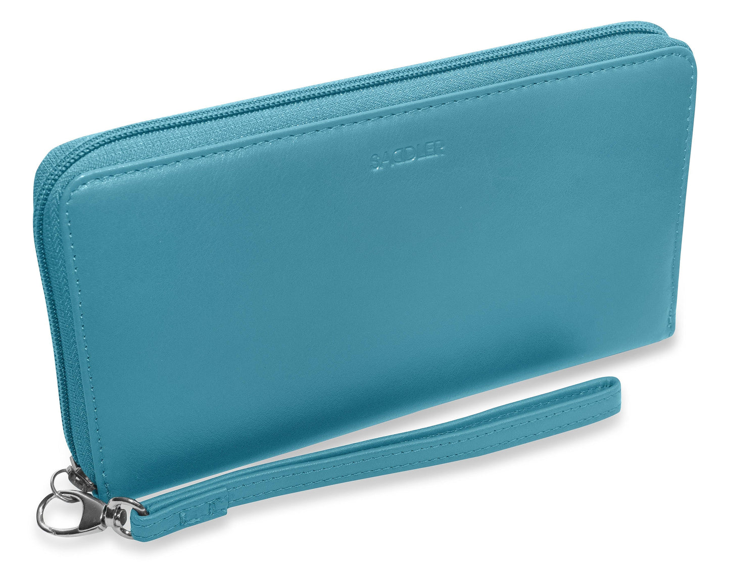 Sophia RFID Leather Zip Around Purse - Bascora