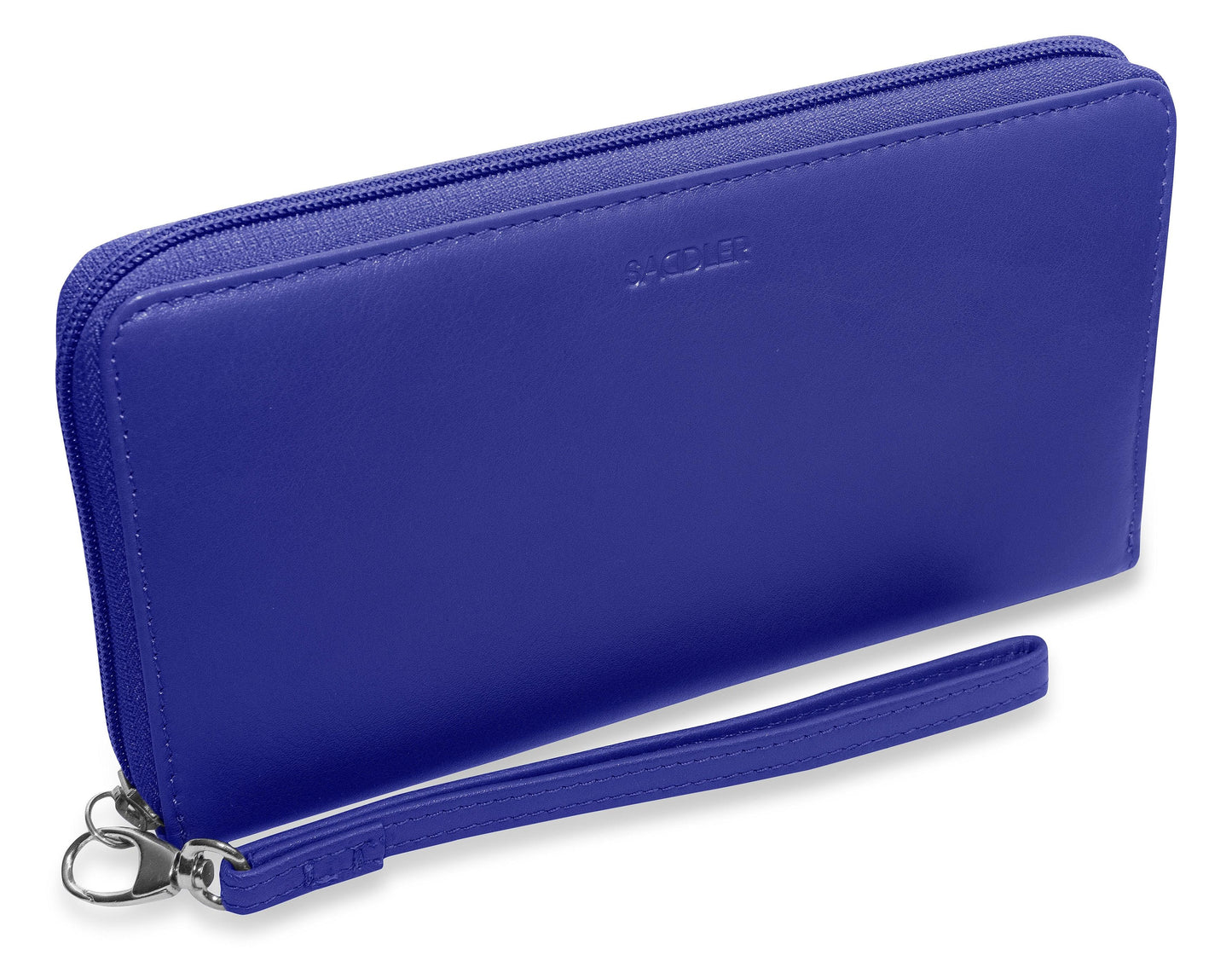 Sophia RFID Leather Zip Around Purse - Bascora