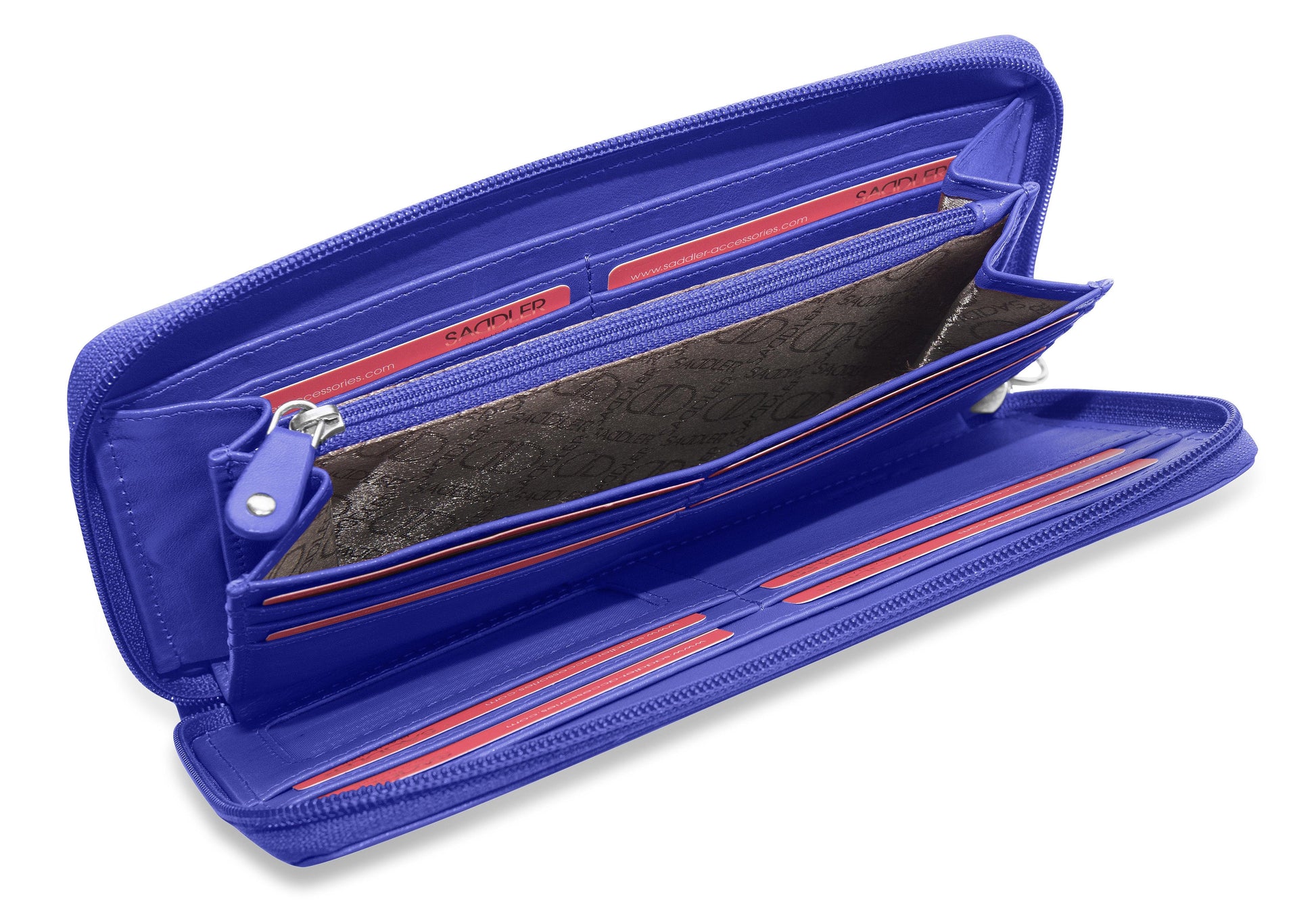 Sophia RFID Leather Zip Around Purse - Bascora