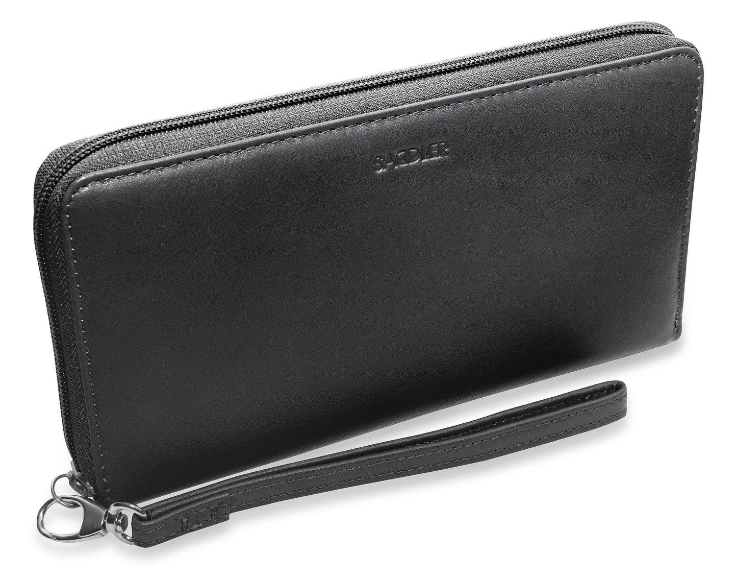 Sophia RFID Leather Zip Around Purse - Bascora