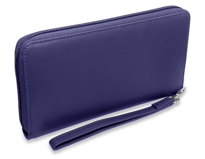 Sophia RFID Leather Zip Around Purse - Bascora