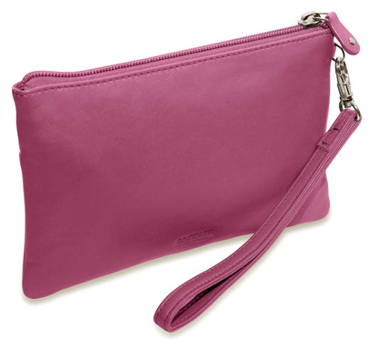 Scarlett RFID Leather Mini Clutch - Bascora