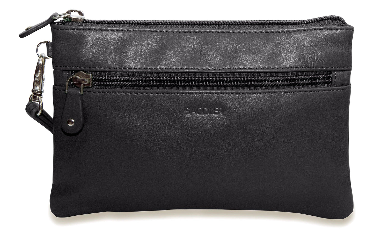 Scarlett RFID Leather Mini Clutch - Bascora