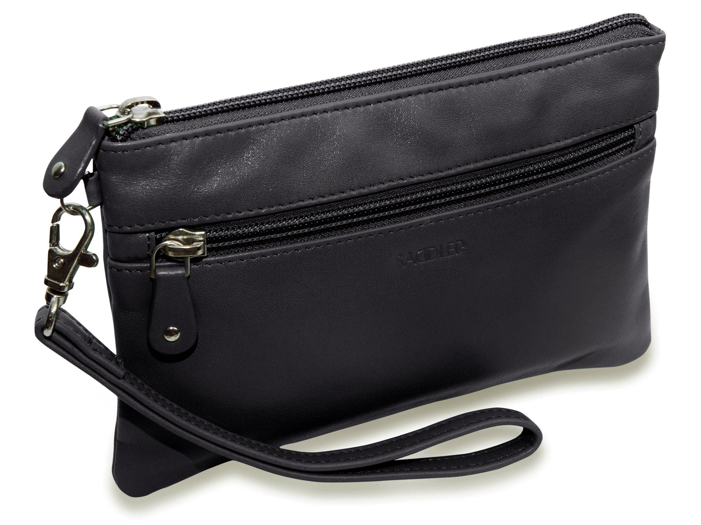 Scarlett RFID Leather Mini Clutch - Bascora