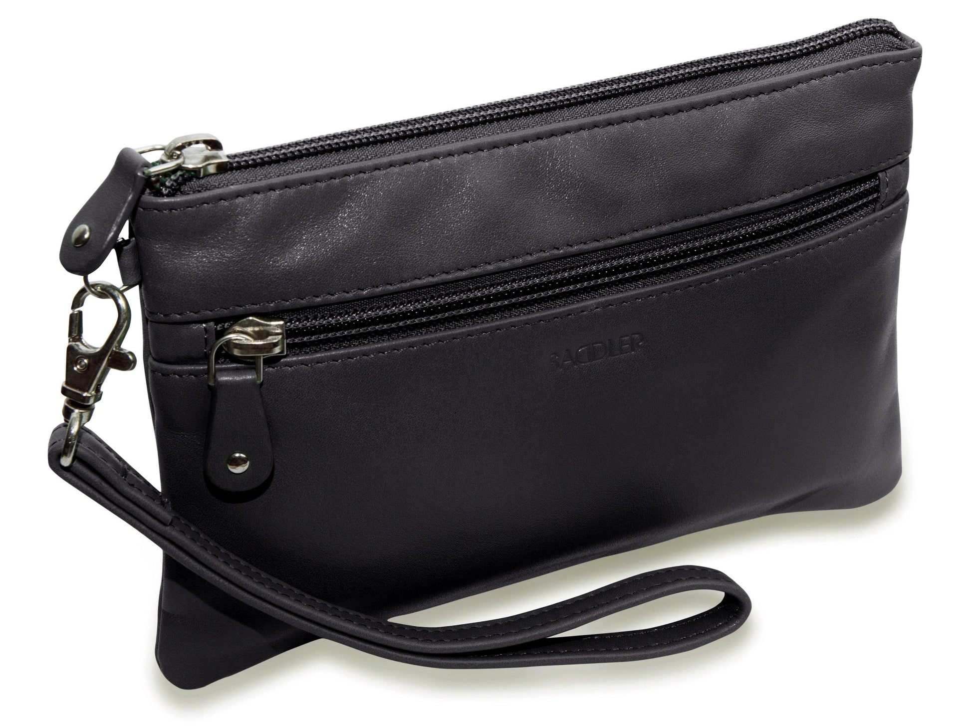 Scarlett RFID Leather Mini Clutch - Bascora
