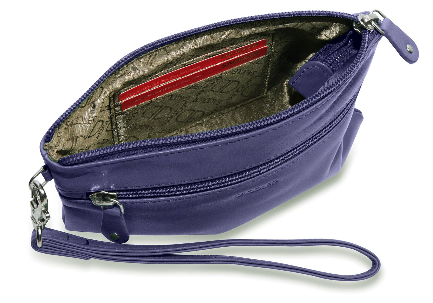 Scarlett RFID Leather Mini Clutch - Bascora