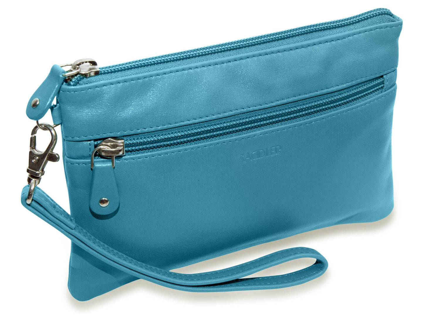 Scarlett RFID Leather Mini Clutch - Bascora