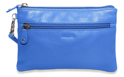 Scarlett RFID Leather Mini Clutch - Bascora