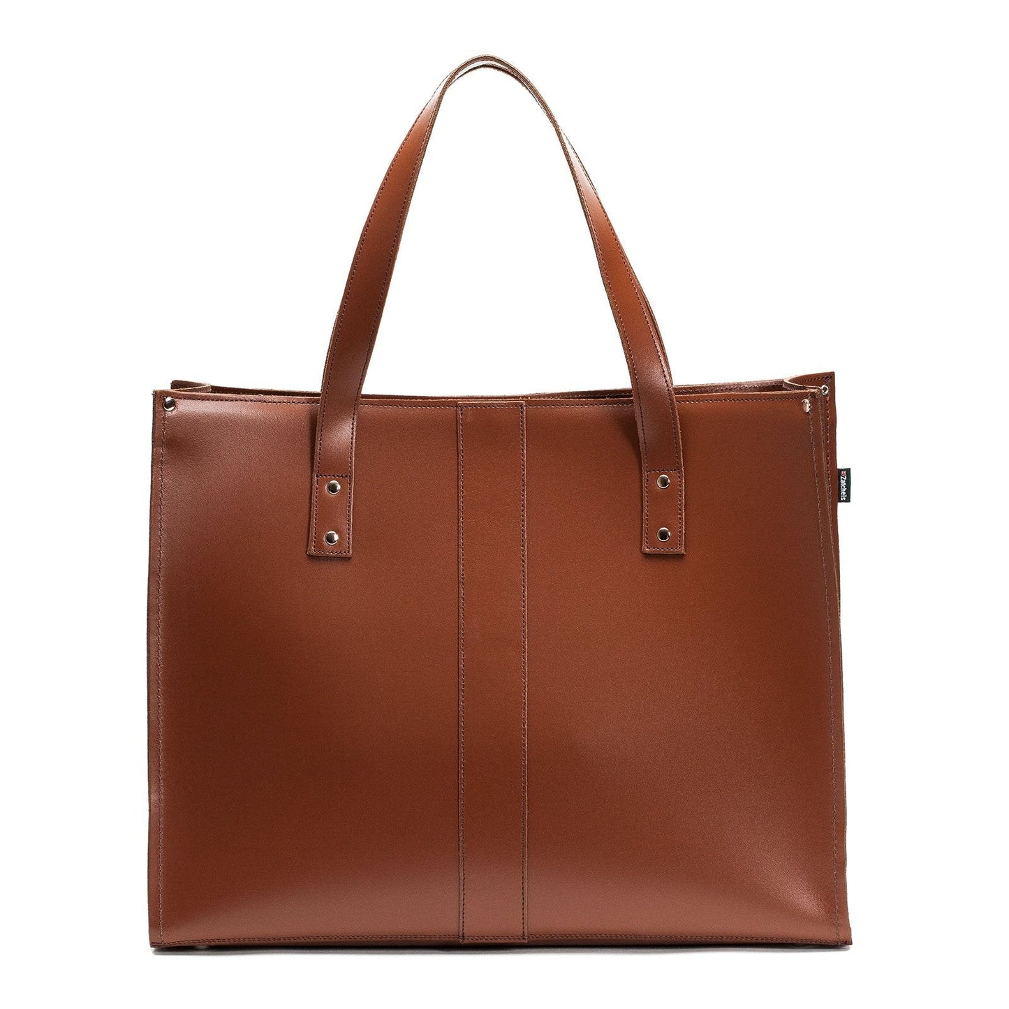 Handmade Leather Shopper – Chestnut